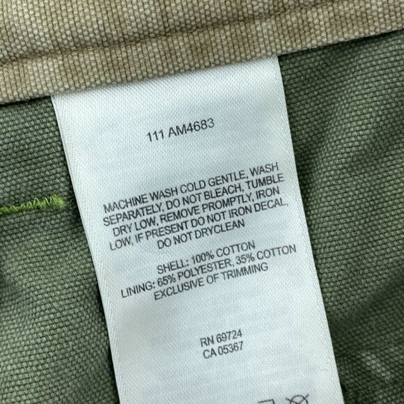 Columbia Cargo Shorts Mens 36W 12" Green Cotton/Polyester Casual Outdoor 5714 - Picture 4 of 11